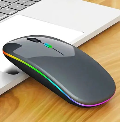 Souris optique sans fil rechargeable par USB