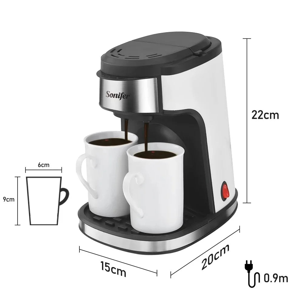 Machine à café goutte à goutte électrique, standard américain, commerce extérieur, 0.5 litres