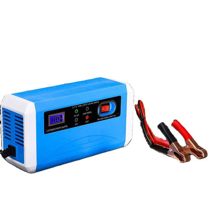 Chargeur de batterie, avec écran LCD, 12V/24V, 10A