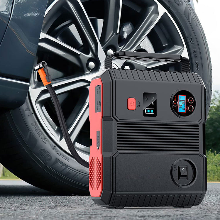 Booster de Batterie, Gonfleur de Pneu, Auto