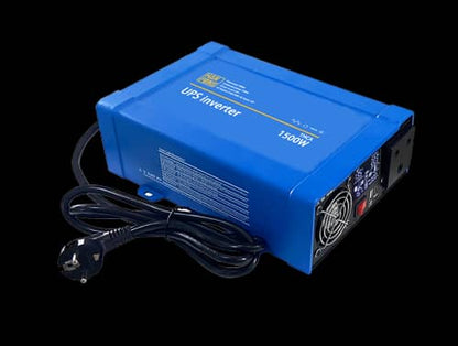 Convertisseur de tension 12V à 220V, UPS Chargeur de Batterie 1500 W