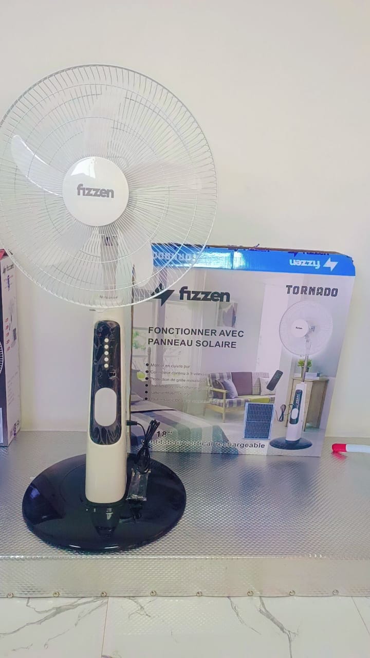 Ventilateur rechargeable Fizzen 18 pouces