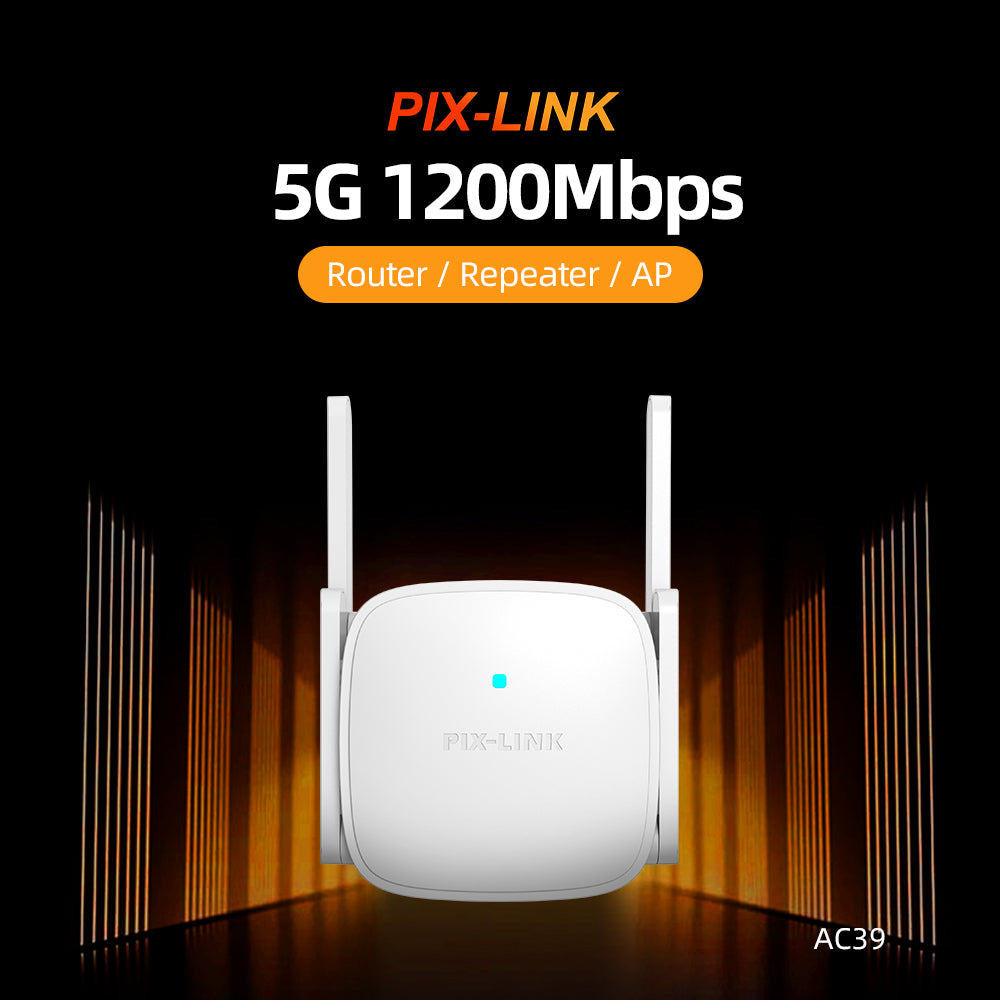 Répétiteur Wi-Fi PIX LINK 2 bande 1200 Mbps