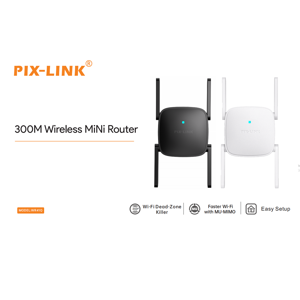 Répétiteur Wi-Fi PIX LINK 2 bande 1200 Mbps