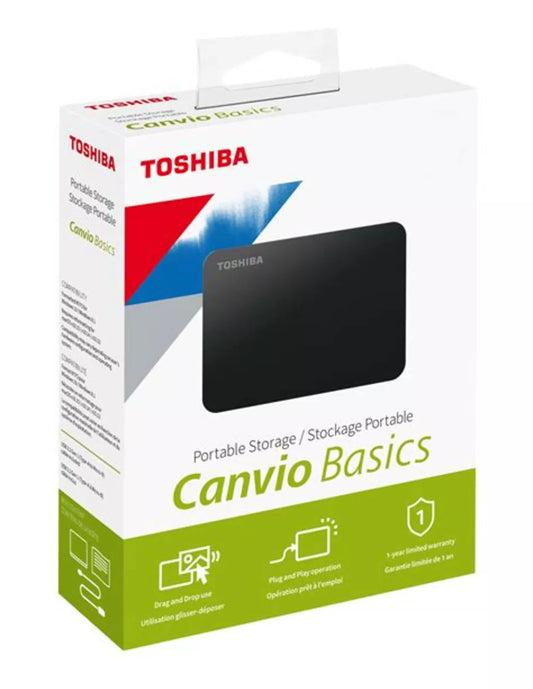 Disque Dur Toshiba CANVIO BASICS 2,5" 2Tb - Noir